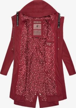 Navahoo Parkas Parka Mi-saison Josinaa Femme Rouge Foncé -About you 003aa7922bb8d6bfddbf6046c7eb0b84