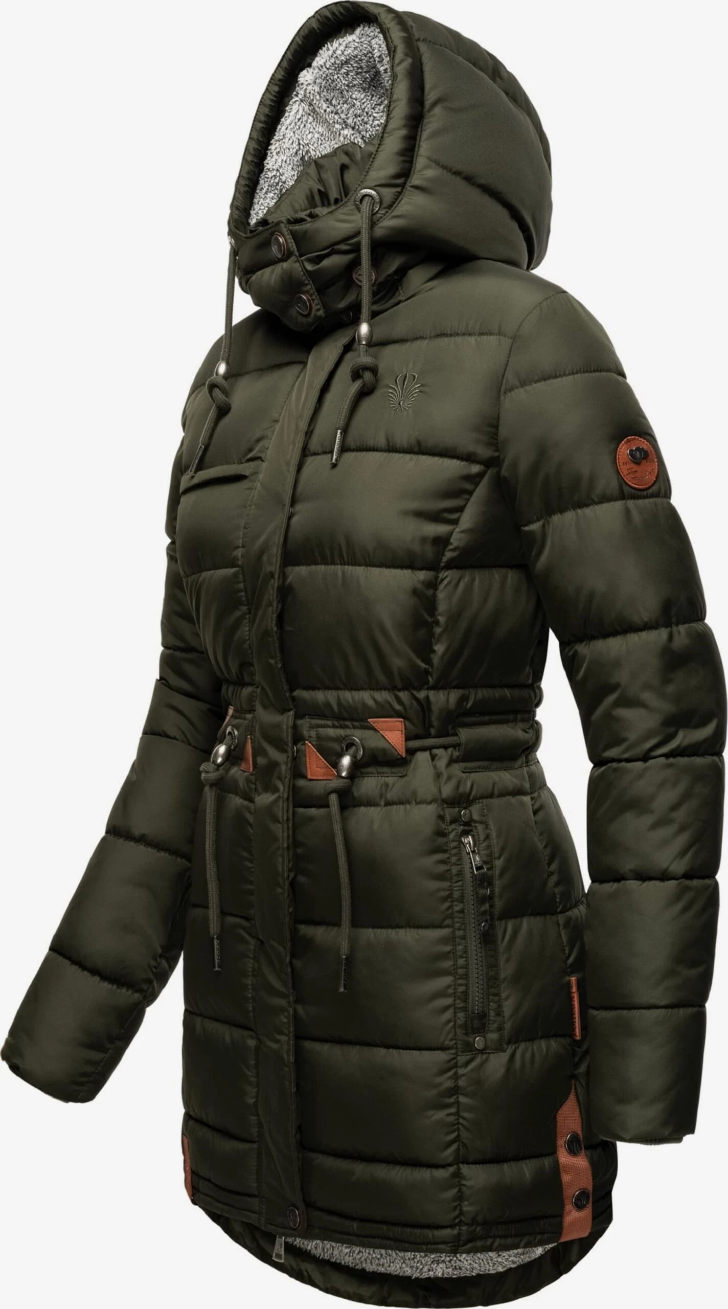 Navahoo Manteaux Dhiver Manteau D’hiver Daliee Femme Vert Foncé 2 Navahoo Manteaux Dhiver Manteau D’hiver Daliee Femme Vert Foncé – Image 2