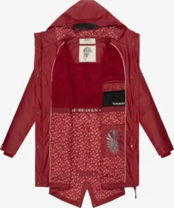 Navahoo Vestes Dextérieur Veste Fonctionnelle Flower Of Ocean Femme Rouge Sang -About you 04aeb5167f49c1cb9ebd4952f3d6654d