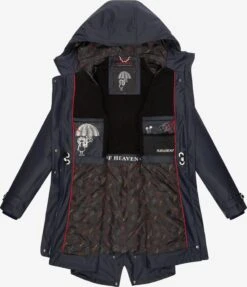 Navahoo Manteaux De Pluie Manteau Fonctionnel Rainy Flower Femme Bleu Nuit -About you 070ba3d127633e061f520c828a8b2691