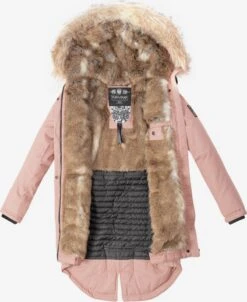 Navahoo Parkas Parka D’hiver Bombii Femme Rose -About you 08a374d0e2d83f1269847ebabfff5ae7
