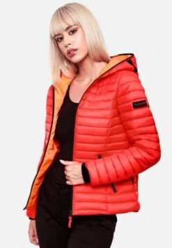 Navahoo Vestes De Mi-saison Veste Mi-saison Kimuk Femme Orange Fluo -About you 094ccabda1af13b475ba4a315d5aae04