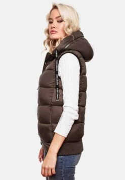 Navahoo Vestes Sans Manches Gilet Kassidy Femme Chocolat -About you 0be7c08c7238116d7ceb9d829bf22860
