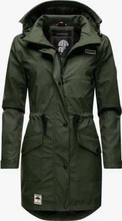 Navahoo Manteaux De Pluie Manteau Mi-saison Deike Femme Olive