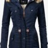 Navahoo Parkas Parka D’hiver La Viva Femme Bleu Foncé