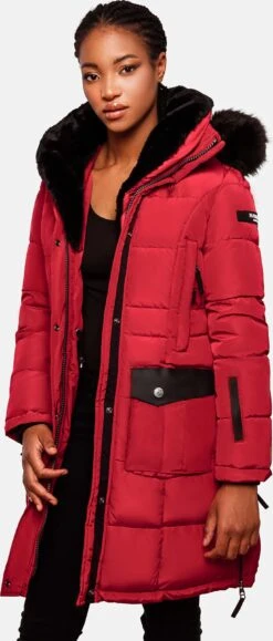 Navahoo Manteaux Dhiver Manteau D’hiver Sinja Femme Rouge -About you 16081c04a4bd9b900edeed2c935054e7