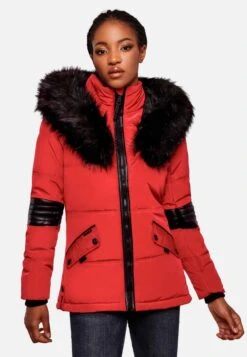 Navahoo Vestes Dhiver Veste D’hiver Nirvana Femme Rouge -About you 1bdd21fca433df7041290f3f932a3a98
