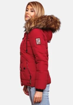 Navahoo Vestes Dhiver Veste D’hiver Zoja Femme Rouge -About you 1e75f3843f4e746df0663a0e77866aed