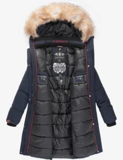 Navahoo Manteaux Dhiver Manteau D’hiver Halina Femme Bleu Marine -About you 1e9a7c22856eba3aa7f346650af0102d