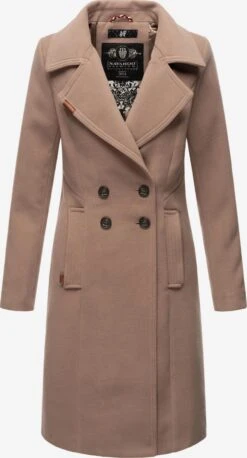 Devant 31 Navahoo Manteaux Dhiver Manteau D’hiver Wooly Femme Beige