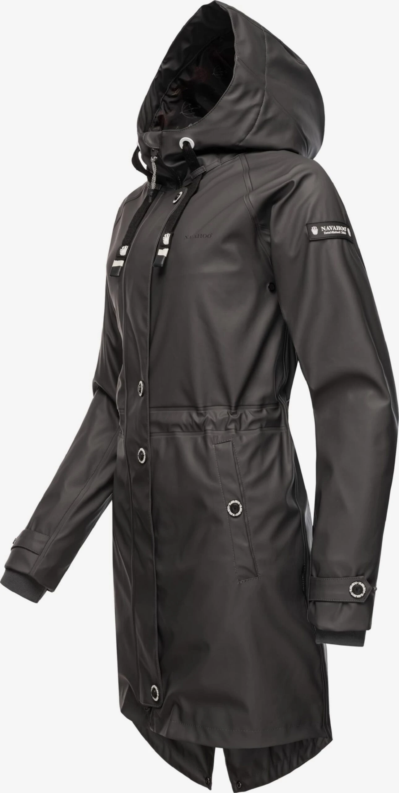 Navahoo Manteaux De Pluie Manteau Fonctionnel Rainy Flower Femme Anthracite 2 Navahoo Manteaux De Pluie Manteau Fonctionnel Rainy Flower Femme Anthracite – Image 2