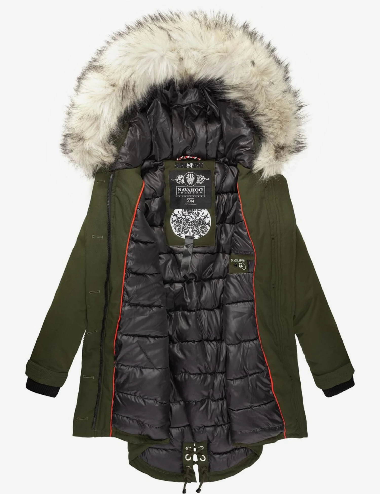 Navahoo Parkas Parka D’hiver Femme Vert 5 Navahoo Parkas Parka D’hiver Femme Vert – Image 5