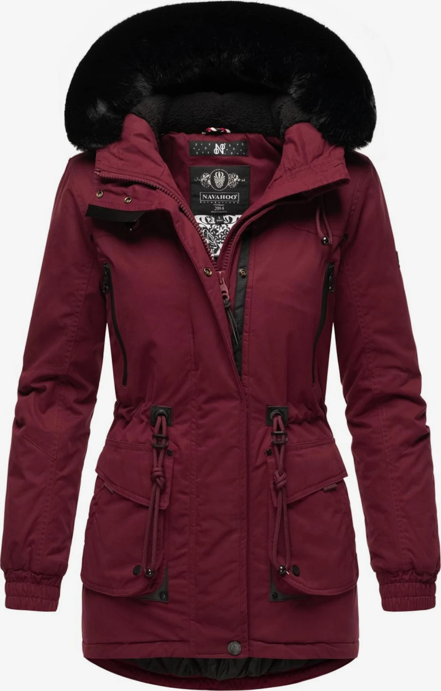 Navahoo Parkas Parka D’hiver Femme Bordeaux 2 Navahoo Parkas Parka D’hiver Femme Bordeaux – Image 2