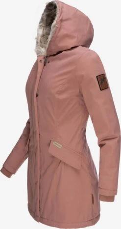 Navahoo Parkas Parka D’hiver Cristal Femme Rose Foncé -About you 29994739cbd0e2725a08f96914df7e96