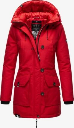 Navahoo Parkas Parka D’hiver Freeze Stoorm Femme Rouge -About you 2a0740acaee5ee1bf693fce554f77ea2