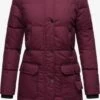 Navahoo Manteaux Dhiver Manteau D’hiver Cosimaa Femme Rouge Foncé