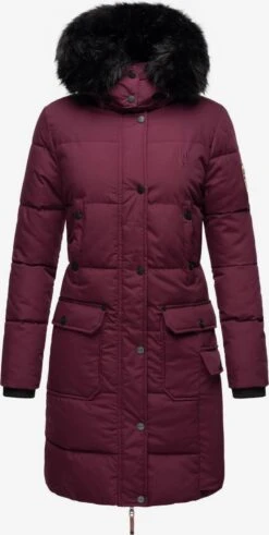 Navahoo Manteaux Dhiver Manteau D’hiver Cosimaa Femme Rouge Foncé