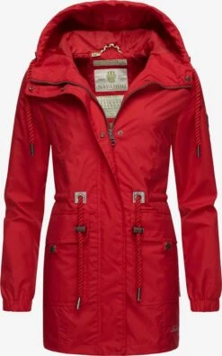 Navahoo Parkas Parka Mi-saison Neophee Femme Rouge