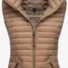 Navahoo Vestes Sans Manches Gilet Femme Marron