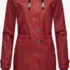Navahoo Manteaux De Pluie Manteau Fonctionnel Rainy Flower Femme Rouge