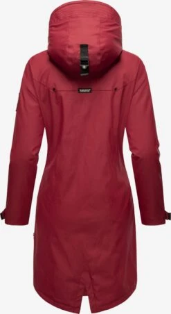 Navahoo Manteaux De Pluie Manteau Mi-saison Femme Rouge Sang -About you 3b5970501336b46f8f1eb0f4f3501e6a