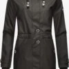 Navahoo Manteaux De Pluie Manteau Fonctionnel Rainy Flower Femme Noir