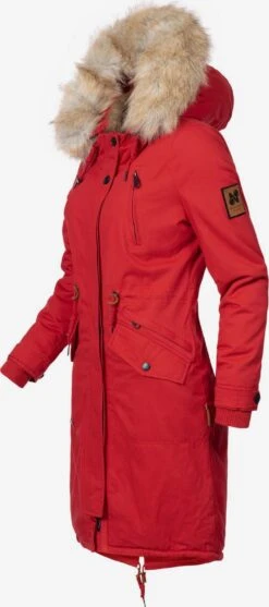 Navahoo Parkas Parka D’hiver Kin-Joo Femme Rouge Feu -About you 3ec58395cdd6608f55aacb898d4387c6