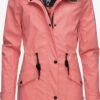 Navahoo Manteaux De Pluie Manteau Mi-saison Deike Femme Rose Ancienne