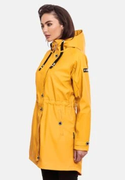 Navahoo Manteaux De Pluie Manteau Fonctionnel Rainy Flower Femme Miel -About you 4052d2b1ab0d39ba3178fbac7820d280