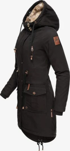 Navahoo Parkas Parka D’hiver Rosinchen Femme Noir -About you 40676bd4698e3e73e0436a7c3b5cd27e