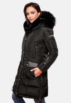Navahoo Manteaux Dhiver Manteau D’hiver Sinja Femme Noir -About you 4288f12cd8f00db1b9a70af71f68adfa