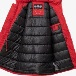 Navahoo Manteaux Dhiver Manteau D’hiver Schneeengel Femme Rouge Néon -About you 4466f054c46fe7abf7aceff4bcc3e600