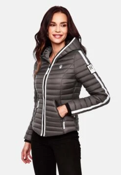 Navahoo Vestes De Mi-saison Veste Mi-saison Kimuk Femme Gris Foncé -About you 45346abeec83a215018678147302a2a4