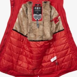 Navahoo Parkas Parka D’hiver Kin-Joo Femme Rouge Feu -About you 45d17a2a9831d5f2eac43b47f95b6378