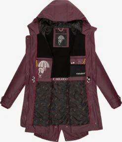 Navahoo Manteaux De Pluie Manteau Fonctionnel Rainy Flower Femme Bourgogne -About you 4622683a982c53dba1cbe31962b516d0