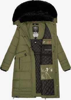 Navahoo Manteaux Dhiver Manteau D’hiver Fahmiyaa Femme Kaki -About you 46388dc803519f793ecd29eb898681cc