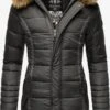 Navahoo Manteaux Dhiver Manteau D’hiver Papaya Femme Gris Basalte