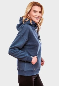 Navahoo Sweats à Capuche Sweat-shirt Zuckerbärchen Femme Bleu Nuit -About you 481007ab5cdf9c7e1bb28adab6fe0057