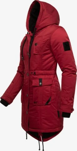 Navahoo Parkas Parka D’hiver Luluna Femme Rouge -About you 483e09ca3ad404ef1d5a000b5784da1c