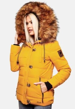 Navahoo Vestes Dhiver Veste D’hiver Zoja Femme Jaune -About you 4a6b6a27b1a135fe48d584499fa9aaf6