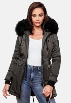 Navahoo Parkas Parka D’hiver Femme Gris -About you 4a9abcb99effb2d73d571e459f4828f3