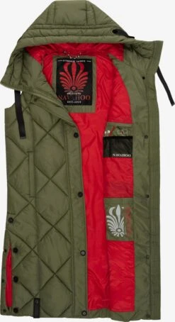 Navahoo Vestes Sans Manches Gilet Schnuckel Femme Vert -About you 4e32d33d168548ce89f9e91bacb608d6