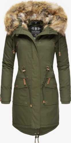 Navahoo Parkas Parka D’hiver Rosinchen Femme Kaki