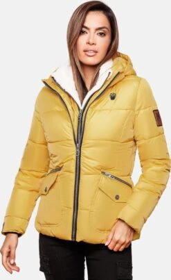 Navahoo Vestes Dhiver Veste D’hiver Megan Femme Jaune -About you 5485aed3210107c243942720dadf8a5f