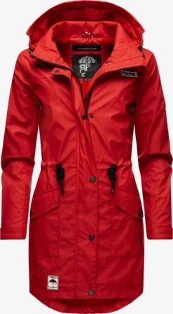 Navahoo Manteaux De Pluie Manteau Mi-saison Deike Femme Rouge