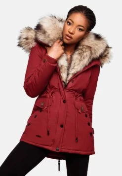 Navahoo Parkas Parka D’hiver Sweety Femme Rouge -About you 56dc343f6e1382e5099bdeebfb7d72f8