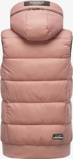 Navahoo Vestes Sans Manches Gilet Kassidy Femme Rose Ancienne -About you 5c61d7477fc3c34777d27aabef1860de