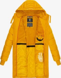 Navahoo Manteaux Dhiver Manteau D’hiver Alpenveilchen Femme Jaune Dor -About you 622d7ddc1852094f4e8b4c352d467a91