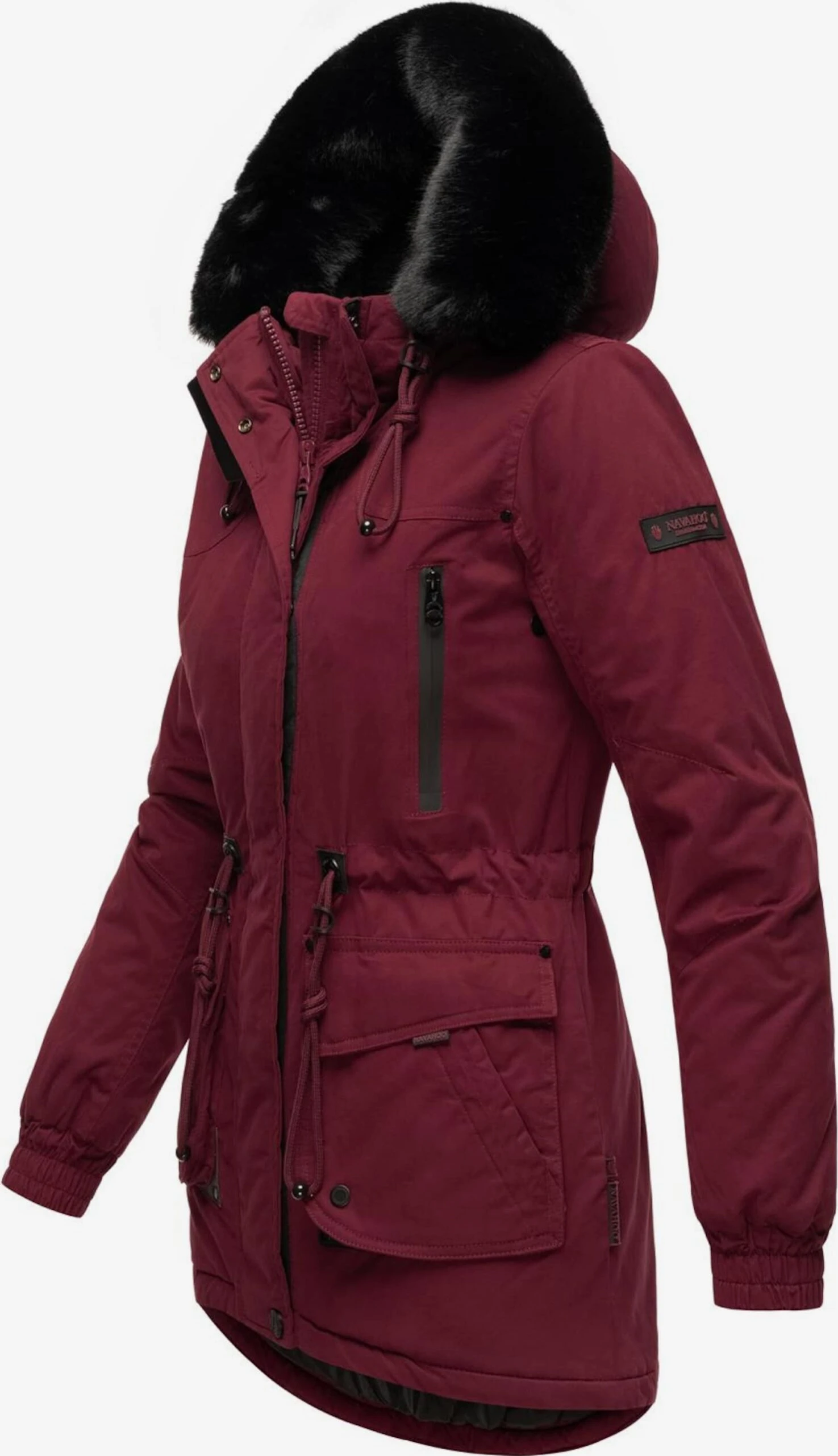 Navahoo Parkas Parka D’hiver Femme Bordeaux 3 Navahoo Parkas Parka D’hiver Femme Bordeaux – Image 3