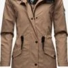 Navahoo Manteaux De Pluie Manteau Mi-saison Deike Femme Beige Clair